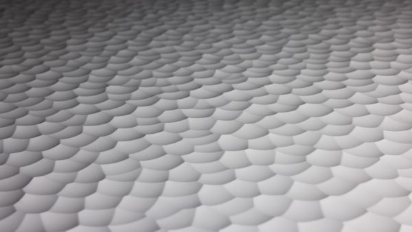 VPT 007 virtuell® 3D-Relief-Platte VPT 007 mit organischer, wabenartiger Oberflächenstruktur