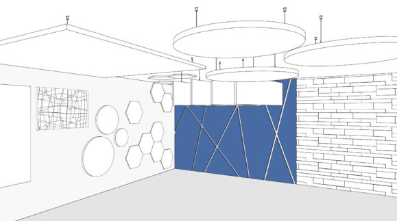 WS Sound Wand Wall And Ceiling WS® Sound Wall großflächige Akustikverkleidung