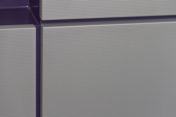 Detailaufnahme einer microperforierten Topakustik® Akustikplatte
