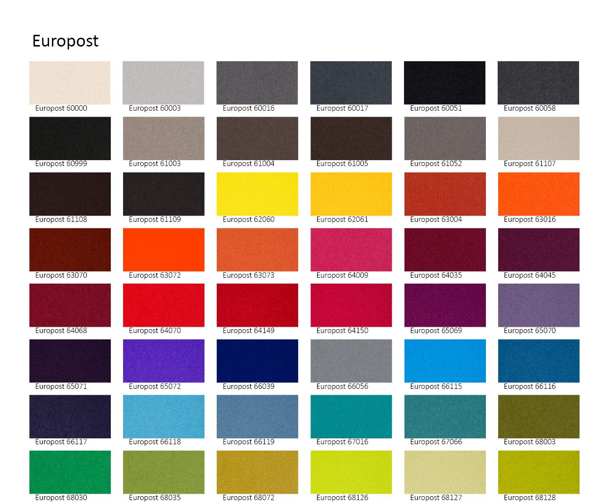 WS Europost Farben OFF Neu
