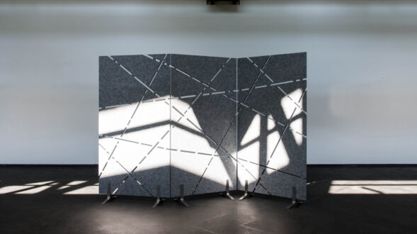 WS Ref WS Sound Perfo Wall 1 WS Sound Stellwände mit Perfo Design mit Lichtspiel