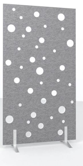 WSSound Perfo Bubbles Circle Nat Grau Meliert