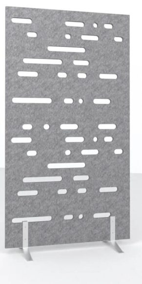 WSSound Perfo Lines Circle Nat Grau Meliert