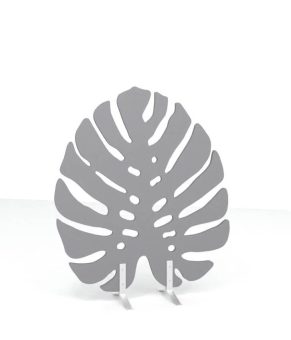 WSSound Perfo Monstera 1 Small Nat Grau Meliert