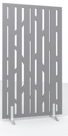 WSSound Perfo Rhomboids Nat Grau Meliert WS Sound Stellwand mit Perfo Rhomboids als Designoption