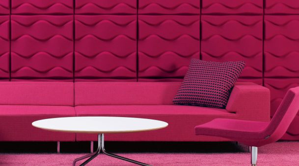 OFFECCT Soundwave Flo Wandgestaltung in Farbe mit OFFECCT Soundwave Flo